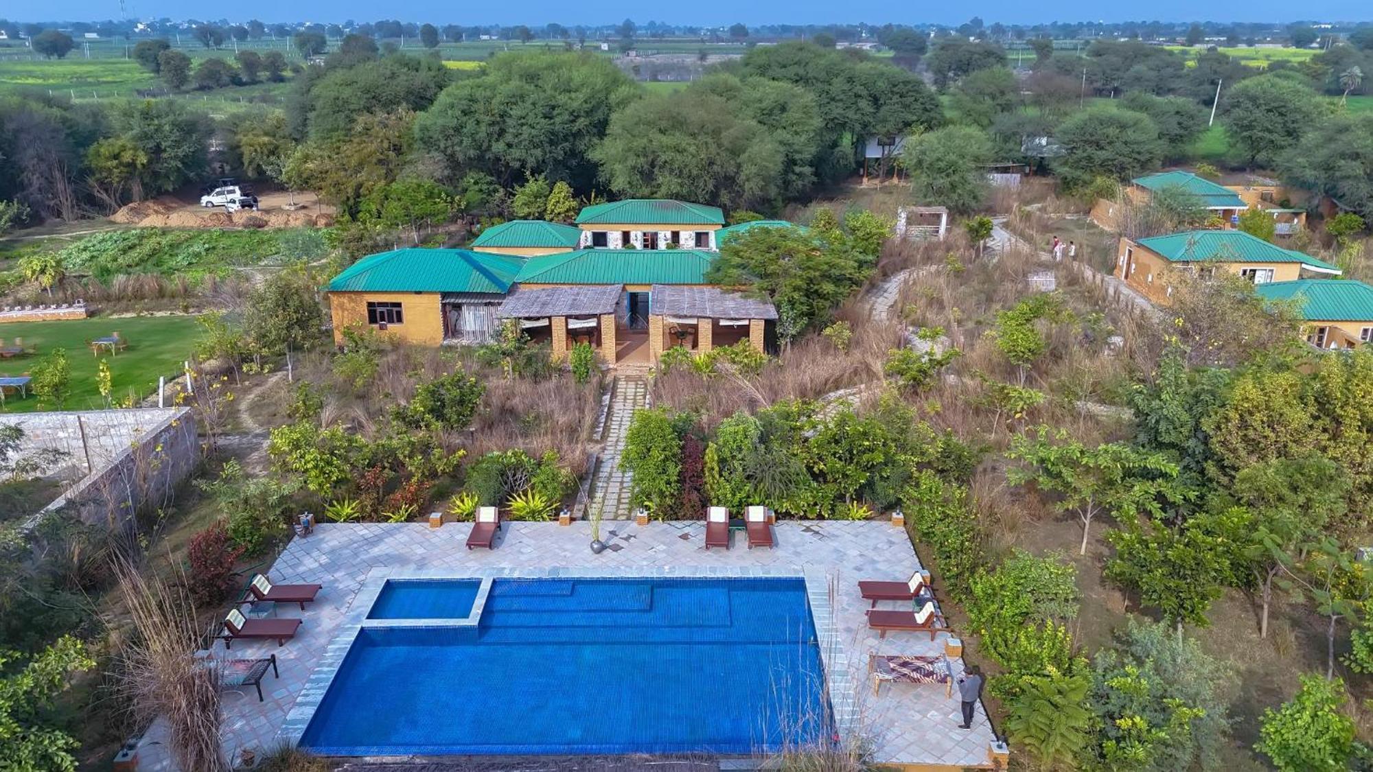 Bagh Serai - Rustic Cottage With Private Pool Sawai Madhopur Exteriér fotografie